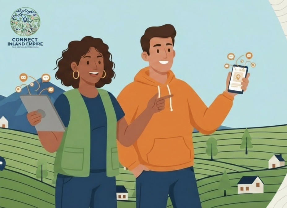 Resident using the ConnectIE app to find a local provider